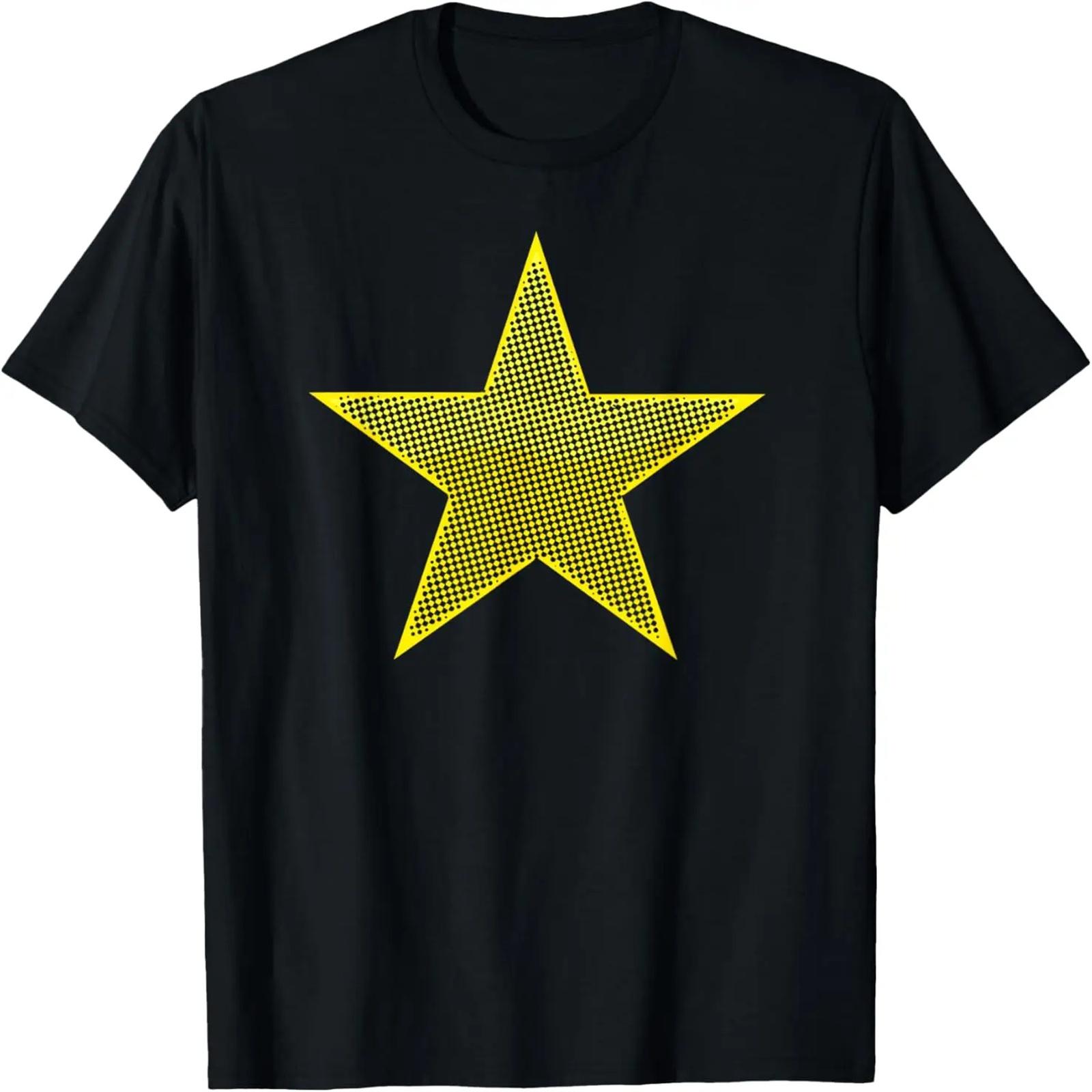 

Yellow Star Graphic T-Shirt XXXXXL чёрный