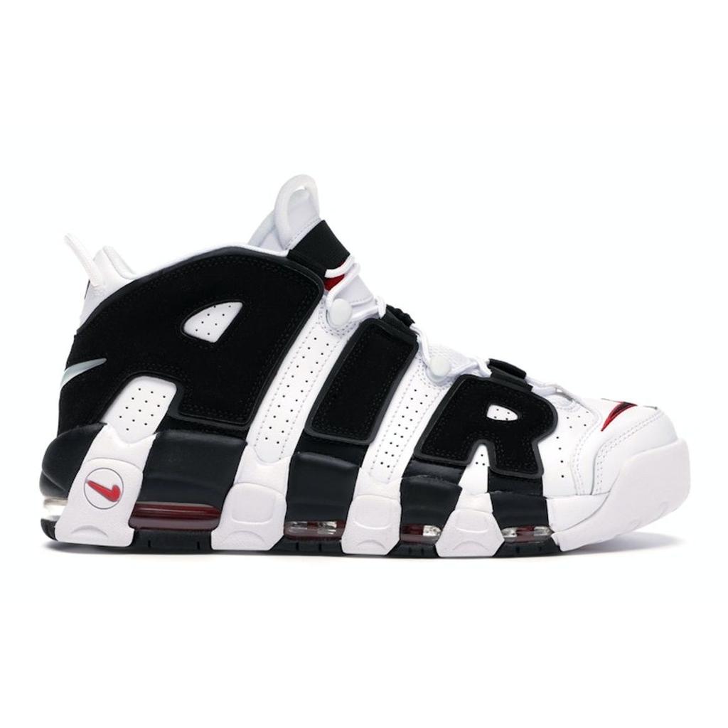 Nike Air More Uptempo Scottie Pippen Unisex Sneakers White Black Varsity-Red 414962-105