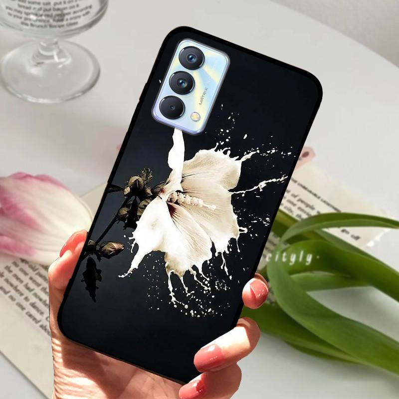 For cover Realme GT Master Case Edition Animal Cartoon Soft Silicone Funda for Realme GT Master Explorer Phone Cover Black Coque