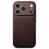 Case for iPhone 17 Pro - Leather/PU, Brown, Shockproof