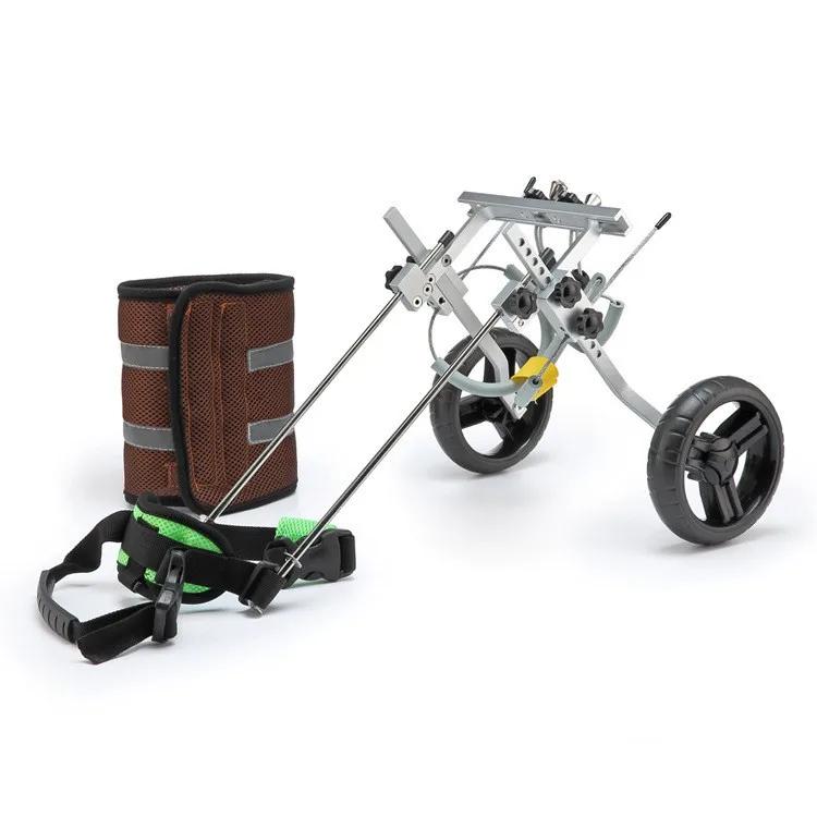 Pet rehabilitation walking assistance vehicle with inconvenient legs  feet two wheeled scooter retractable dog disabled vehicle
