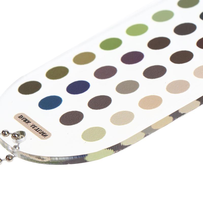 Soft Summer Autumn Double-sided Color Cards 24 Circular Blocks Professional Color Palette for Wedding Stylist Bridal Makeup Matching