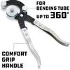 Adjustable 4 In 1 Pipe Tool Multifunctional Tube Bending Pliers  Manual Brake Lines Bender