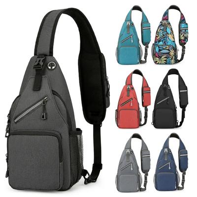 Bolsa de Peito de Tecido Oxford Bolsa Transversal Bolsas de Ombro Multifuncionais Masculinas e Femininas Lazer ao Ar Livre Viagem Bolsas de Ombro Mochilas