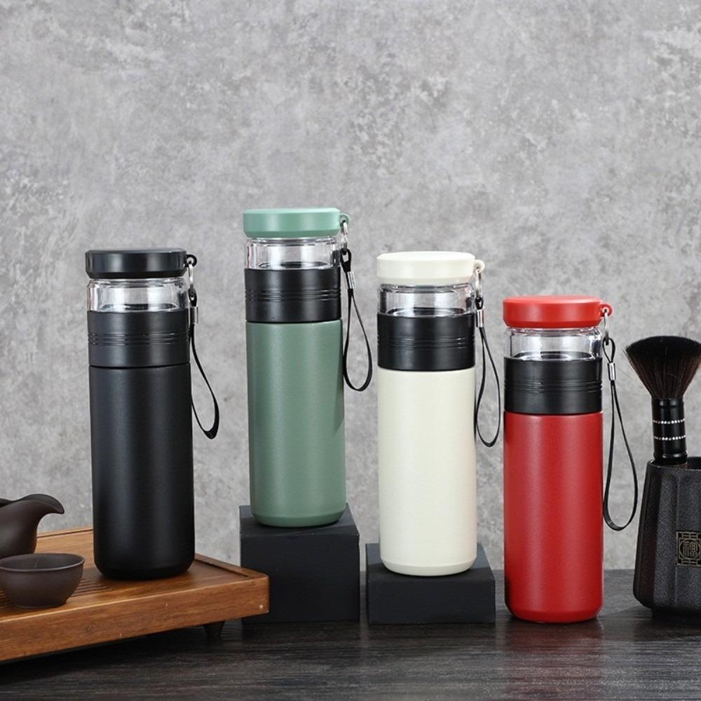 Independent Tea Tea Infuser Bottle Leak-Proof Vacuum Mug Stainless Steel Insulated Cup  Kitchen Use