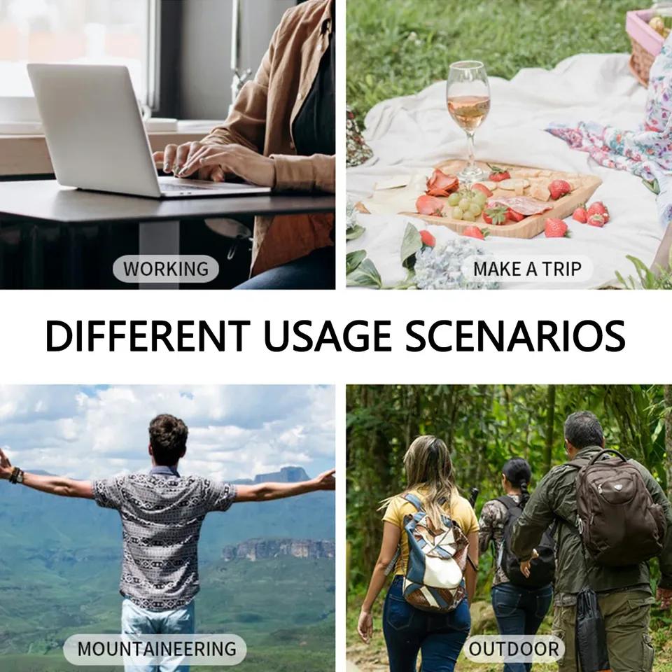 Capacità Borsa Termica Portatile con Tracolla, Borsa Porta Pranzo, Borsa Porta Pranzo Studentesca Impermeabile Ispessita