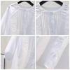 Korean Style White Cotton Shirt Women Summer Round Neck Casual Loose Fit Short Sleeve Top