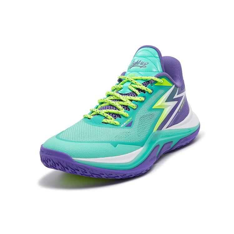 361 LIGHT UP 1 Ammortizzazione Pronta per il Gioco Antiscivolo Resistenti all'Abrasione Traspiranti Scarpe da Basket Basse da Uomo 572431111-8