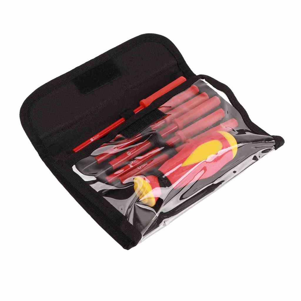 7dílná sada Multifunkční Izolované Plochý Křížový Elektrikářské Šroubováky Sada