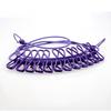 1Pc Clothesline for Outdoor Travel, Portable and Retractable Plastic, Windproof and Non-slip Elastic Hanger, Clothesline with 12 Clips