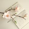 Artificial Simulation Big Magnolia Luxury Fake Flowers Artificial Magnolia Flower  Vase