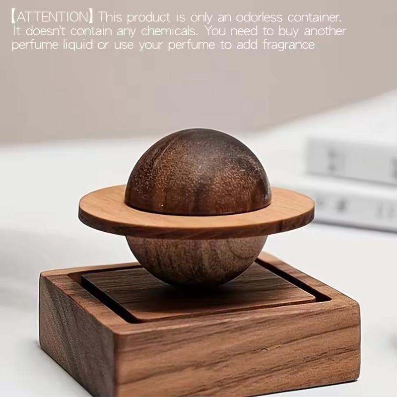 Jupiter Shape Wood Aroma Diffuser - Home Car Decor Gift