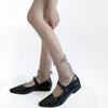 Summer Ultra-thin Transparent Polka Dot Women Socks Mesh Lace Women Socks Cute Bow JK Sweet Girls Lolita Kawaii Loose Long Socks