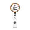 Retractable Badge Holder with Metal Clip Rotating ABS Badge Holder for Student Teacher Doctor Nurse Badge Holder