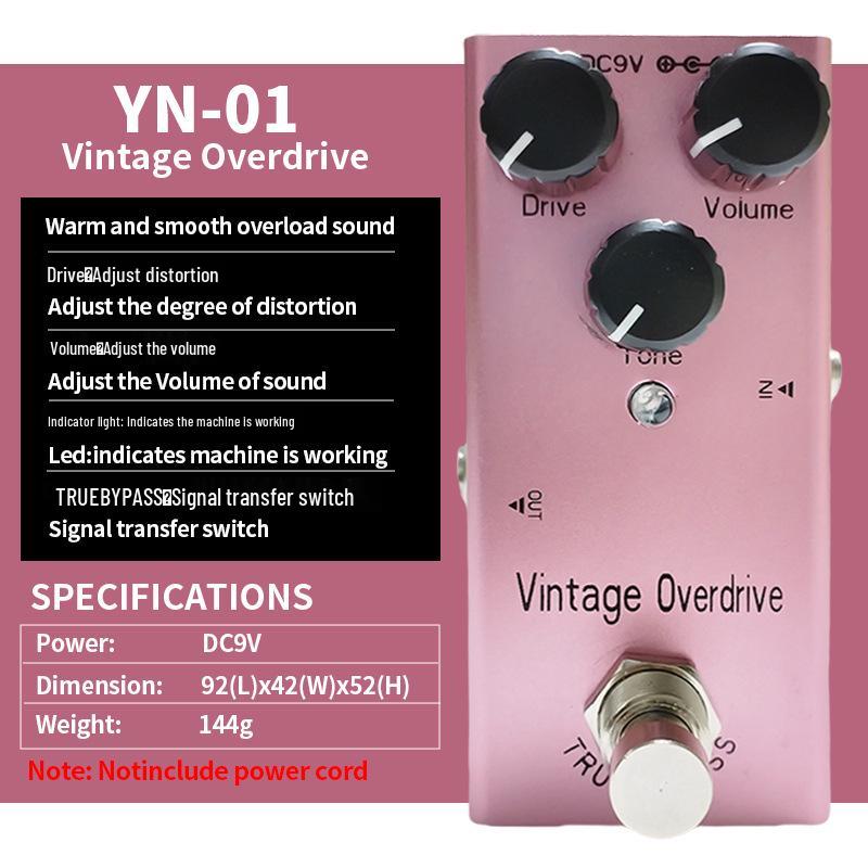 Cross-Border Hot Selling Electric Guitar Effects Pedal: Digital Delay, Distortion & Overdrive