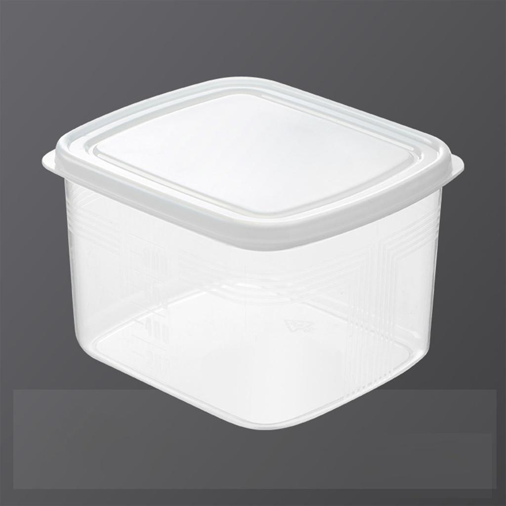 Kühlschrank Aufbewahrungsbox Transparent Kühlschrank Frischhaltebox 1,2L Fassungsvermögen Gemüse Lebensmittel Organizer Behälter für