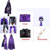 Stunning Anime Teen Titan Raven Costume For Cosplay And Themed Parties