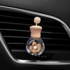 Sweet Smelling Auto Decor PerfumesClip Essential Oils Diffuser Air Freshener PerfumesHolder Empty Glass Bottle Accessory