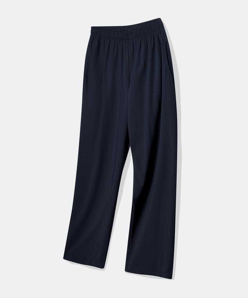 Lambeulla Tricot Wide Cooling Ice Pants [Navy]