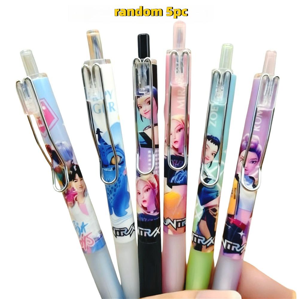 KPop Demon Hunter Animation Co branded Cute Signature Pen anime Cute Fans Desktop Collection Peripheral Pen