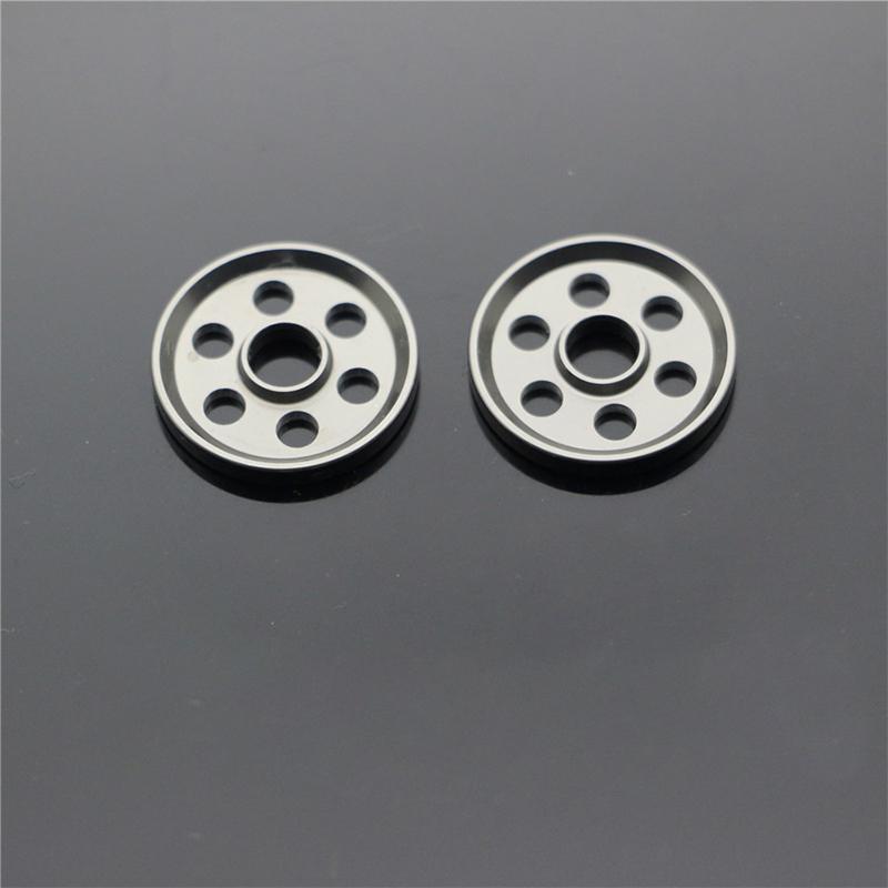 

4WD Саморобні Запчастини для Гоночного Автомобіля Tamiya Алюмінієвий Сплав 19 мм Ролики з 6 Отворами Легка Вага Ціна за 1 Комплект сірий