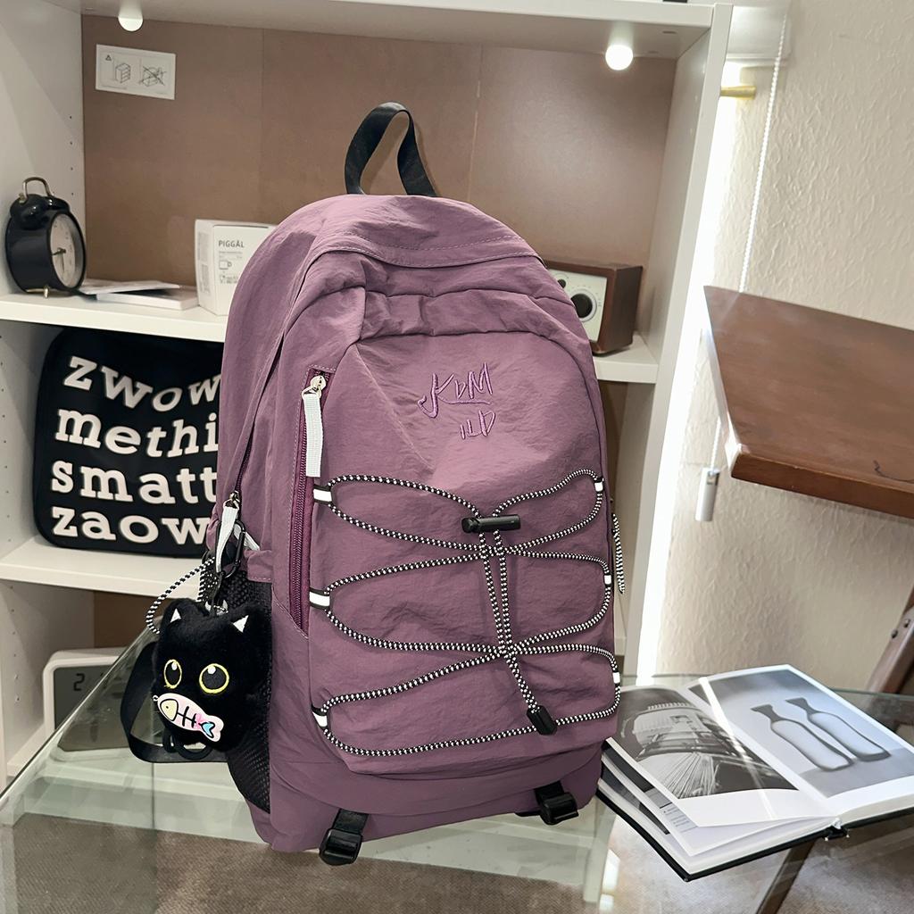 Schoolbag New Mountain Rope Outdoor Sports Hiking Backpack Large Capacity Lightweight Couple Casual Backpack