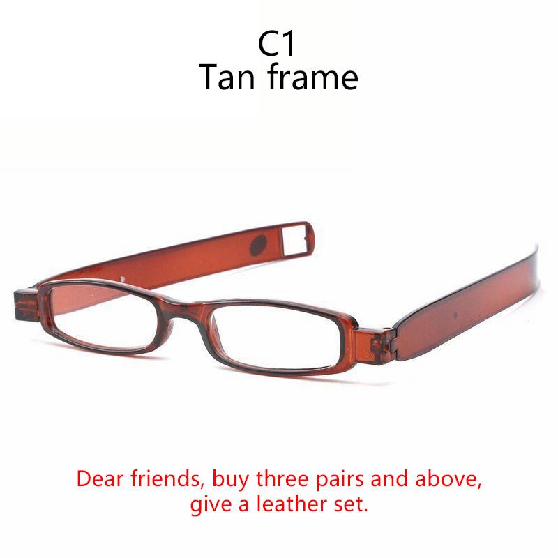 360 Rotary Magnet Portable Folding Magnetic Therapy Activated Presbyopic Glasses Hd Resin Men And Women Reading Plastic Eyewear