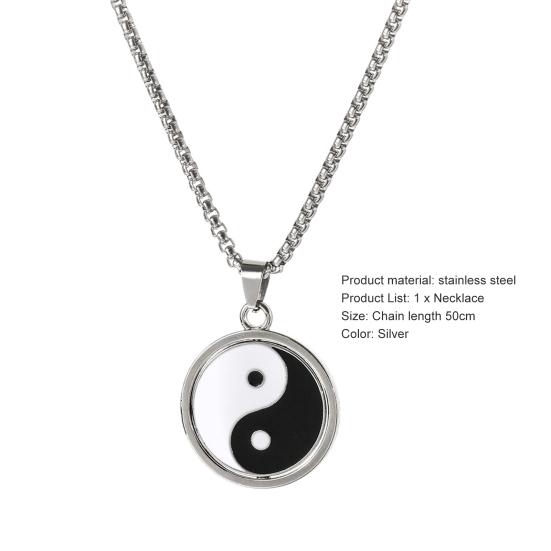 Pendant Necklace Hip Hop Decorative Handmade Adjustable All Match Jewelry Gift Stainless Steel