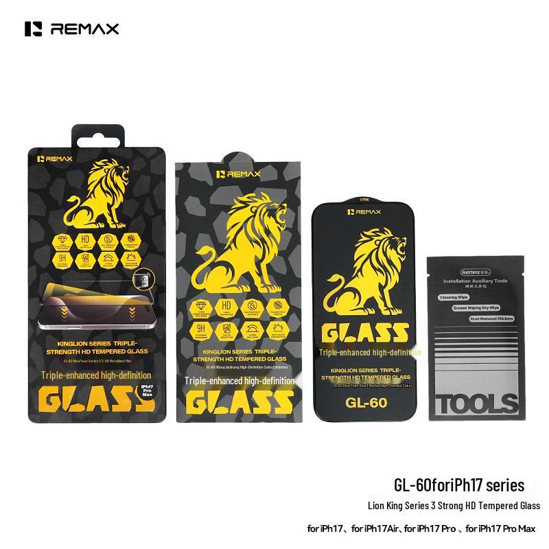 

RuiLiang Lion King 3 Strong Series 9H Anti-peep Tempered Glass for Apple 17/16 Over 200 pieces