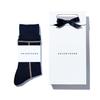 Official CHICSTOCKS Socks for Men and Women In Japan In Birthday Sizes 1 Pair In a Gift Bag 72x03 Navy X [CHICSTOCKS] [Made Nara] Gift, Gift, Men's