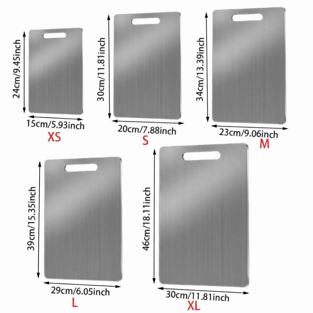Stainless Steel Double Sides Cutting Board Thickened Food-grade Cutting Board  Restaurant