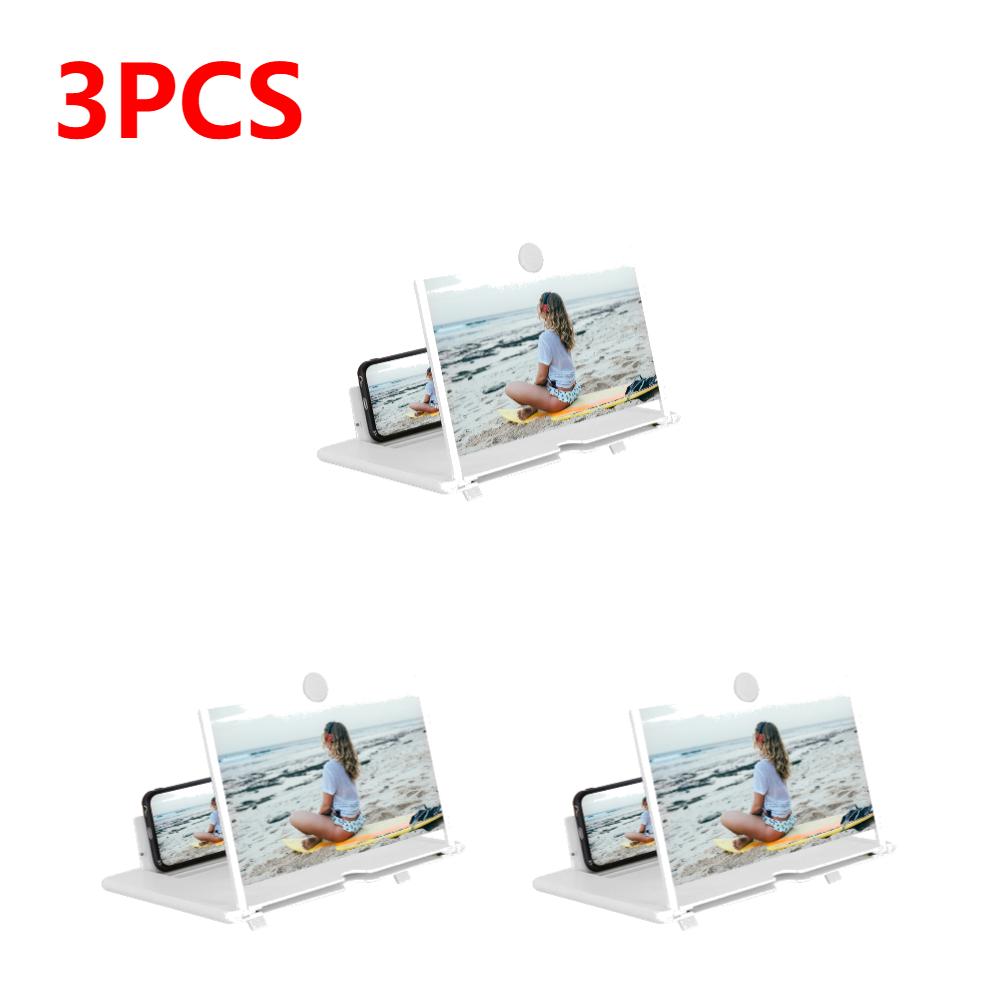 14 inch 3D Phone Screen Amplifier Mobile Phone Magnifier Screen Expander Magnifying Glass HD Video Amplifier with Phone Stand