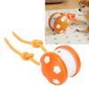 Interactive Dog Toy   Rechargeable Chew Proof Electric Automatic Rolling Dog   with Rope for Small Large Dogs