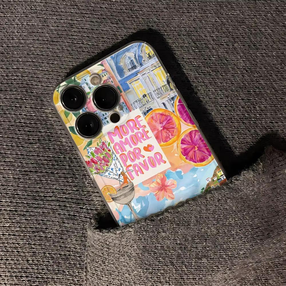 Cute Pink Girly Phone Case For iPhone 13 Case iPhone 11 12 14 15 16 17 Pro Max XS XR 7 8 Plus SE2022 Silicone Soft Clear Cover