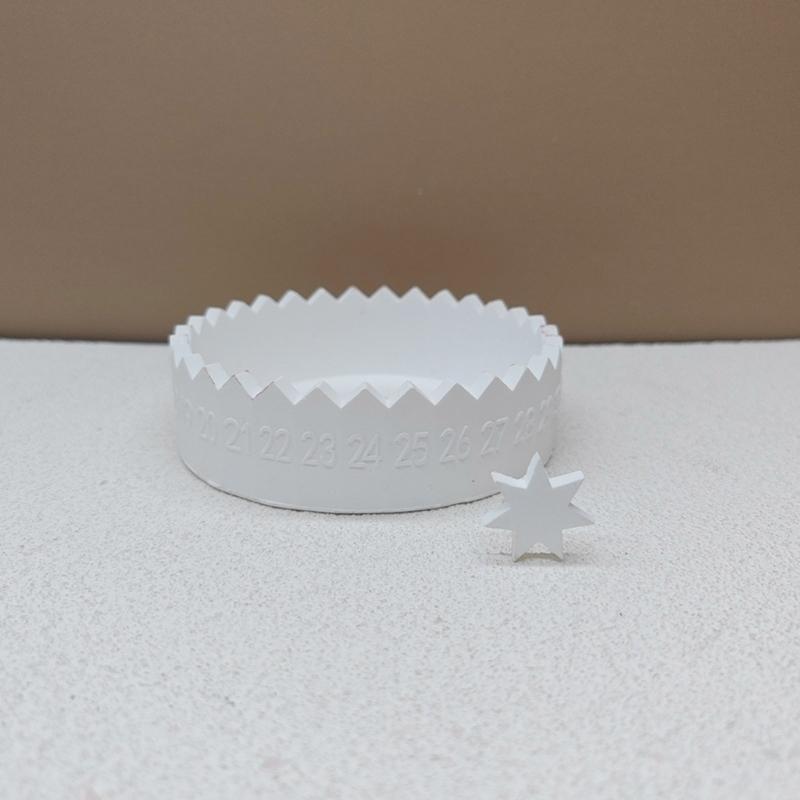Practical Sturdy Silicone Craft Molds Home Accessory for Calendar Candle Holders Easy Release Daily Decoration