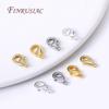 Fermoirs mousqueton plaqués or 18 carats 10 mm/12 mm pour la fabrication de colliers, bracelets et bijoux DIY Vente en gros 10/20/30 pièces/lot