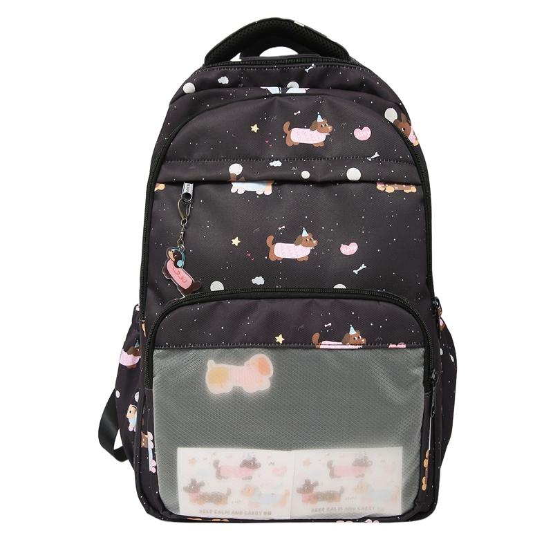 Cartoon Student Schoolbag Girls Animal Printed Backpack Large Capacity Backpack for Middle School Students