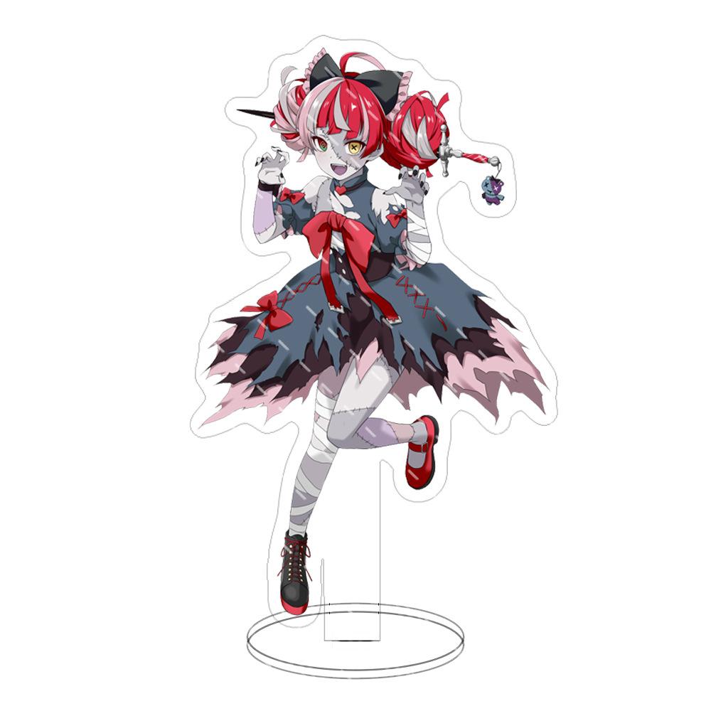 15cm Hololi Virtual Hostess New Cartoon Characters Acrylic Cosplay Stand Model Creative Office Decorations Cute Permanent Recording Fans