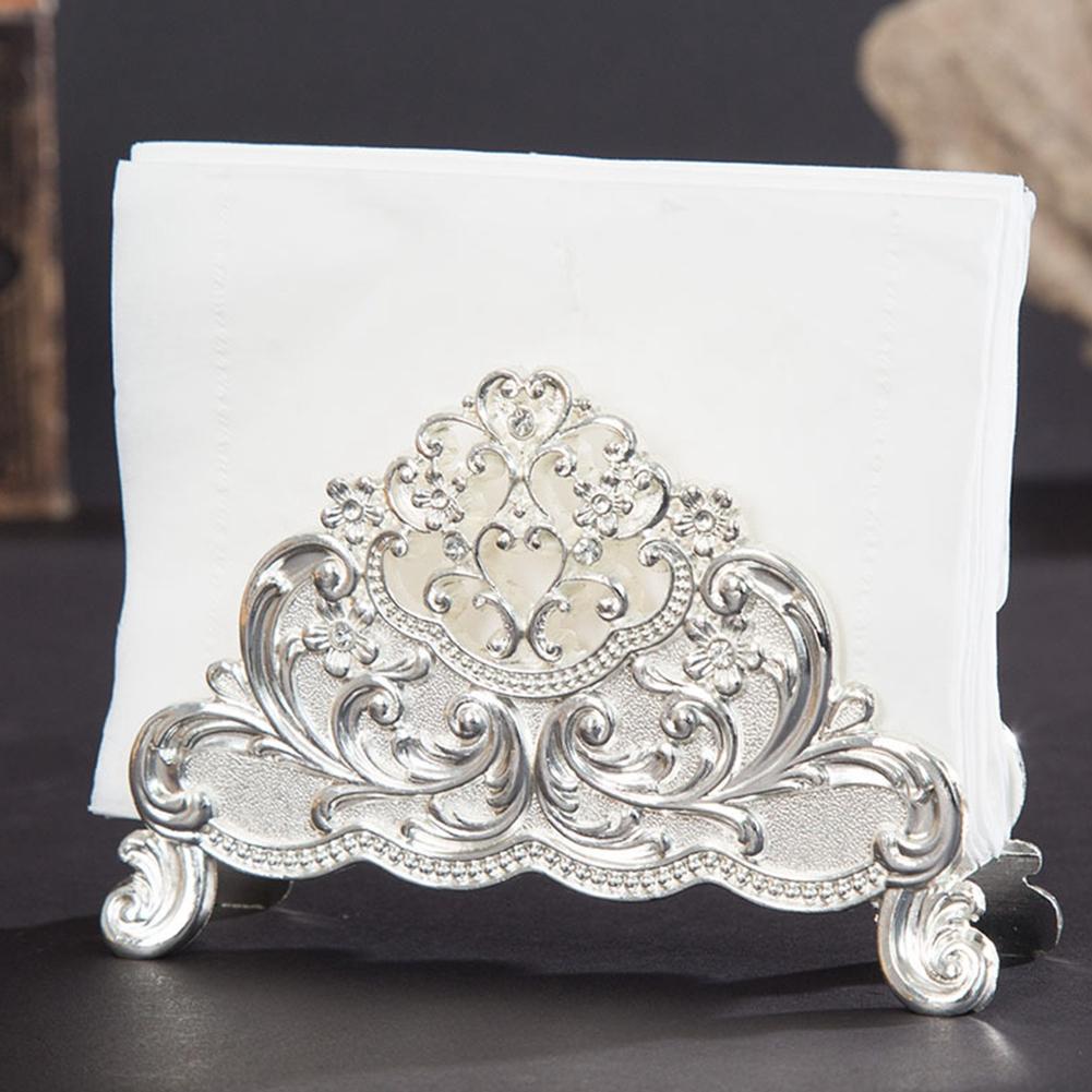 Paper Towel Holder Metal Paper Napkin Tissue Storage Rack Table Decor For Restaurant Hotel Cafe