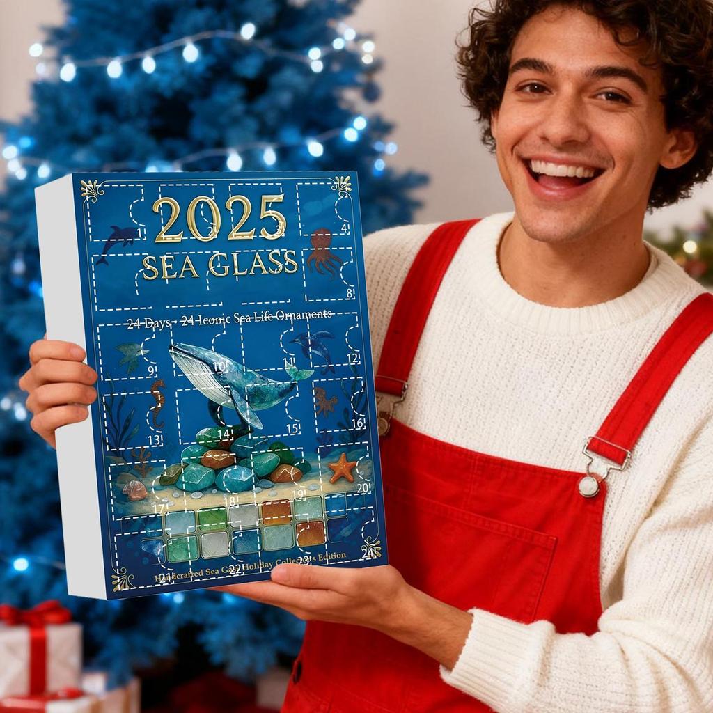 Christmas Advent Calendar 2025 2D Acrylic Ornament 24 Days Countdown Calendar To Christmas Toys For Learning Development Family