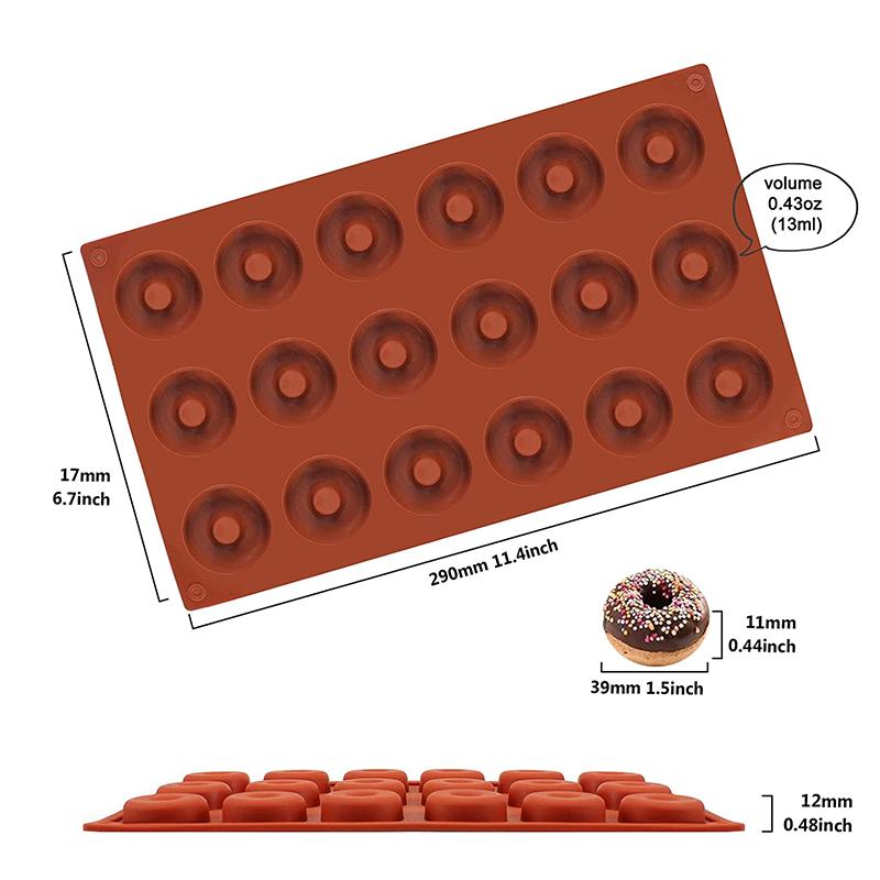 Mini Forma Czekoladowa na Pączki 3D Spirala Silikonowa Forma na Żelki Pudding Cukierki Fondant Narzędzia do Dekoracji Ciast Akcesoria Kuchenne