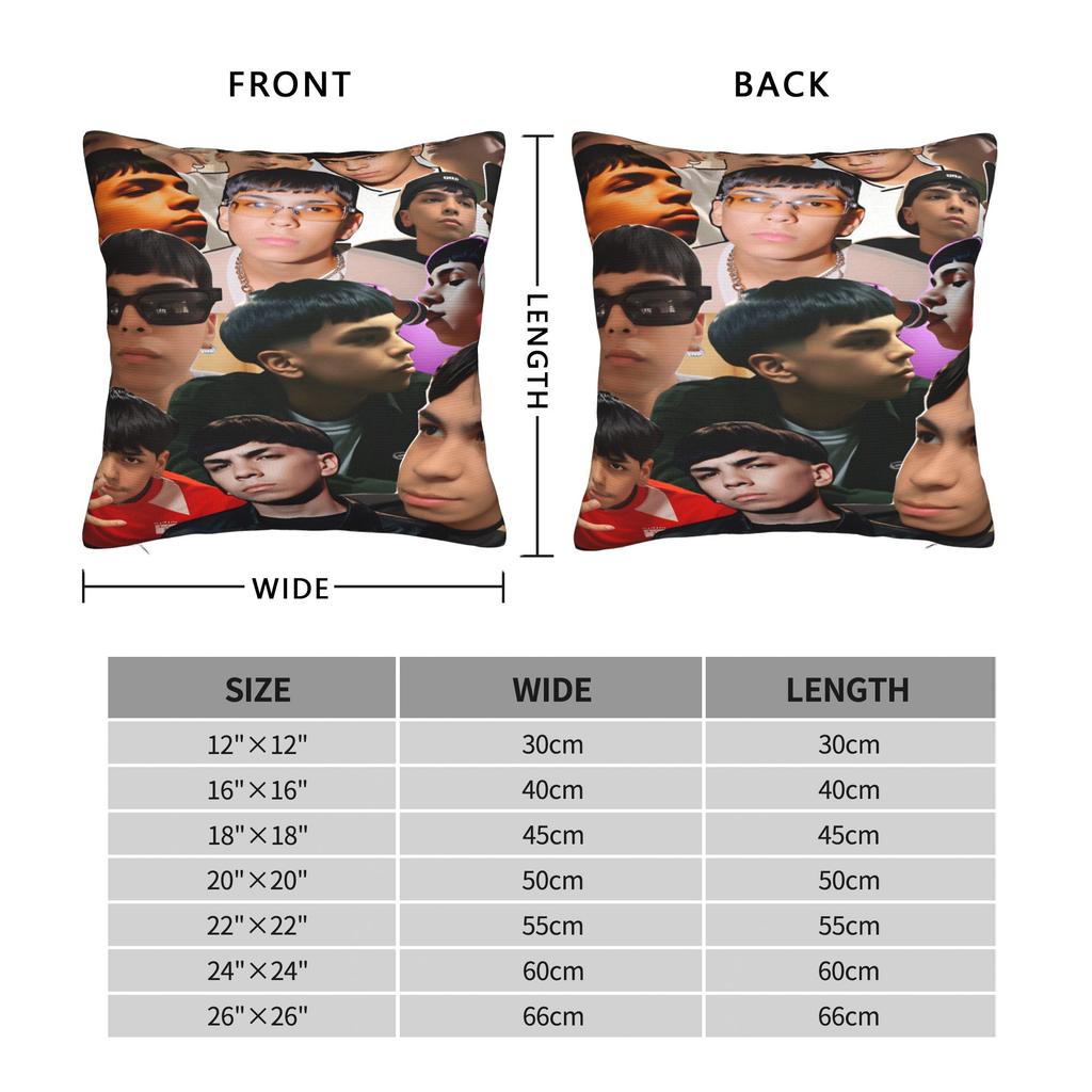 Rapper M-Milo J Pillow Case  Soft Pillow Cover Fashion Pillowcases For Sofa Bedroom Home Decor
