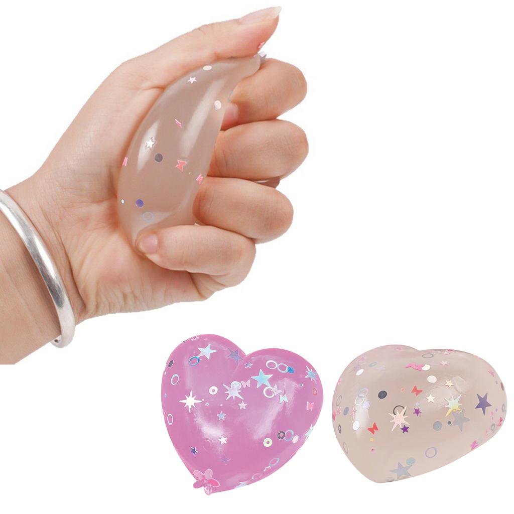 New Kids Maltose Cute Change Color Heart Squeeze Toy Anti-Stress Vent Ball Slow Rebound Relieves Stress Toys Adult Gift