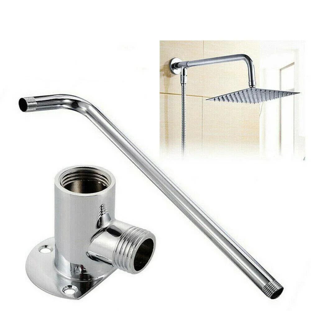 Shower Extension Pipe  Bathroom Shower Arm High Quality Stainless Steel Round Shower Extension Pipe 30 Cm Extension Pipe