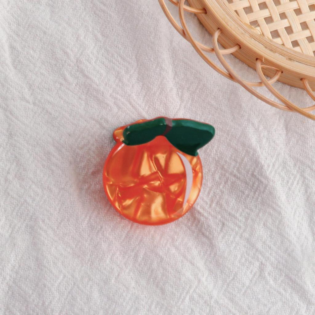 Bambus Yao Frisches Obst Kleine Haarspangen - PVC Seitenscheitel Modeaccessoires für Frauen