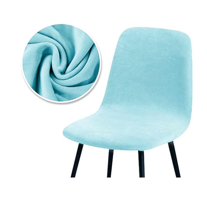 30/Farben Samt Elastizität Stuhlbezüge Für Esszimmer Muschel Stuhlbezug Sitz Verstellbar Überzug Für Esszimmerstuhl Waschbar