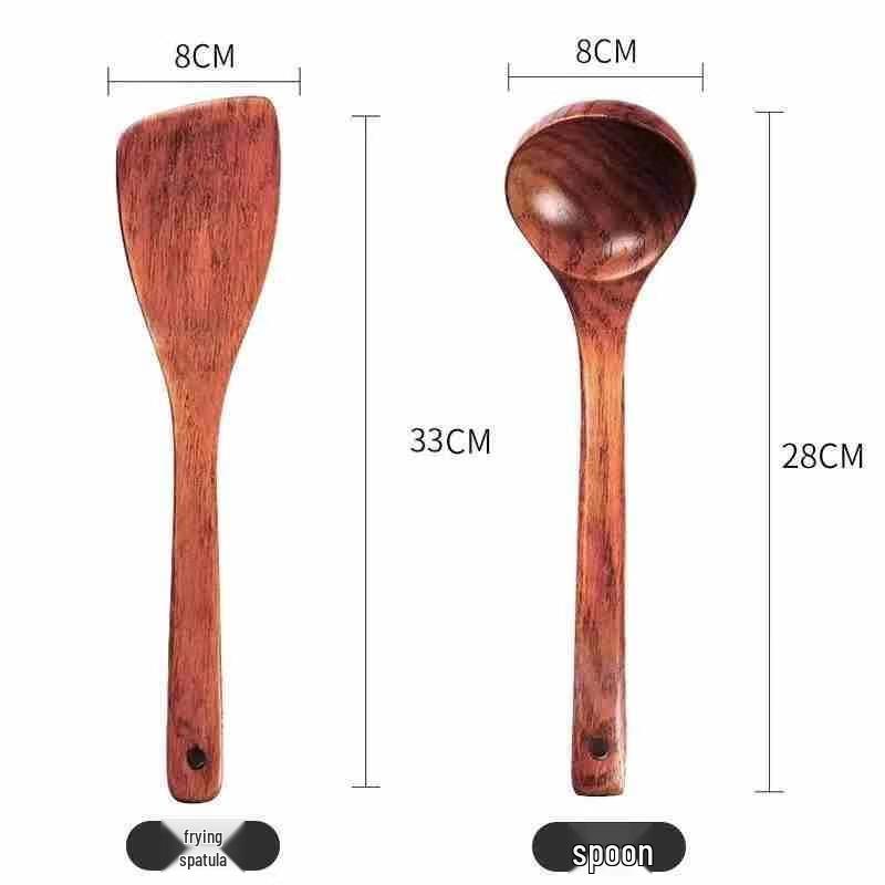 

Wooden Spatula and Soup Ladle Set