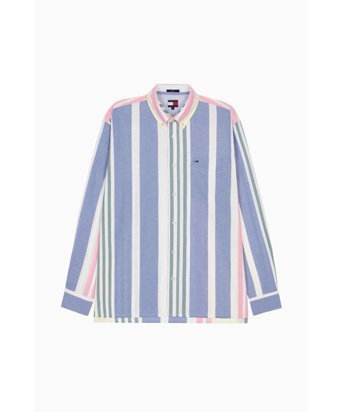 Tamijinseu Oxford Fun Stripe Shirt (T32G6Wsh42Tmt1Ybl)