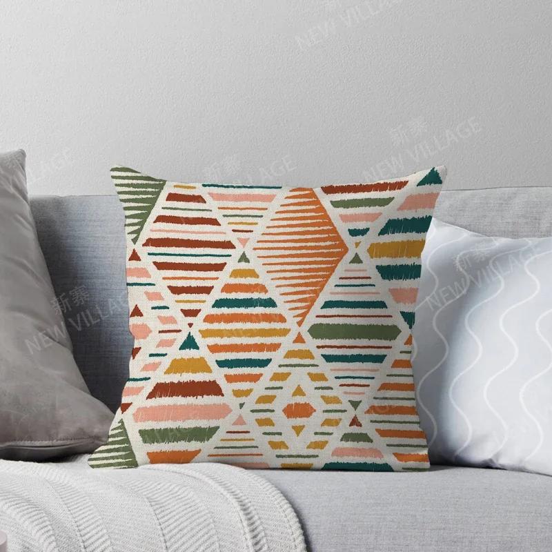 Fall Home Decor Autumn Living Room Throw Pillow Cover Sofa Boho Cushion Cover Morocco