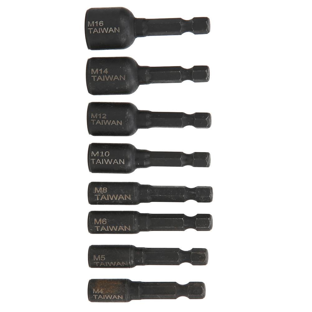 

8 шт. насадок для метчиков из легированной стали высокой твердости 14 с шестигранным хвостовиком для пневматической отвертки